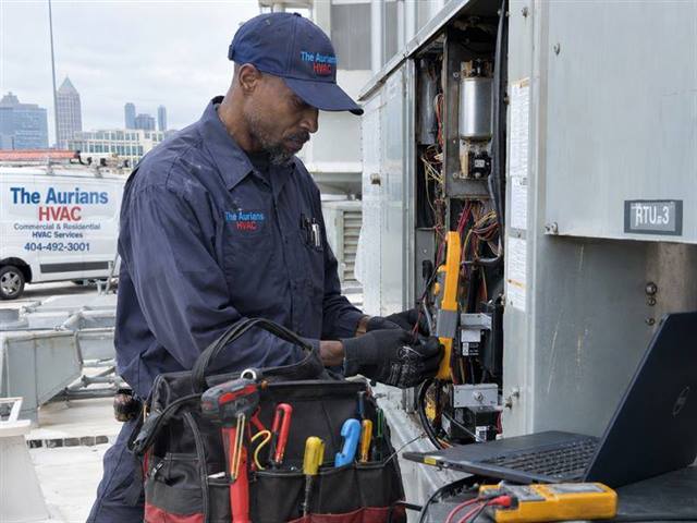 Commercial AC and packaged unit installation