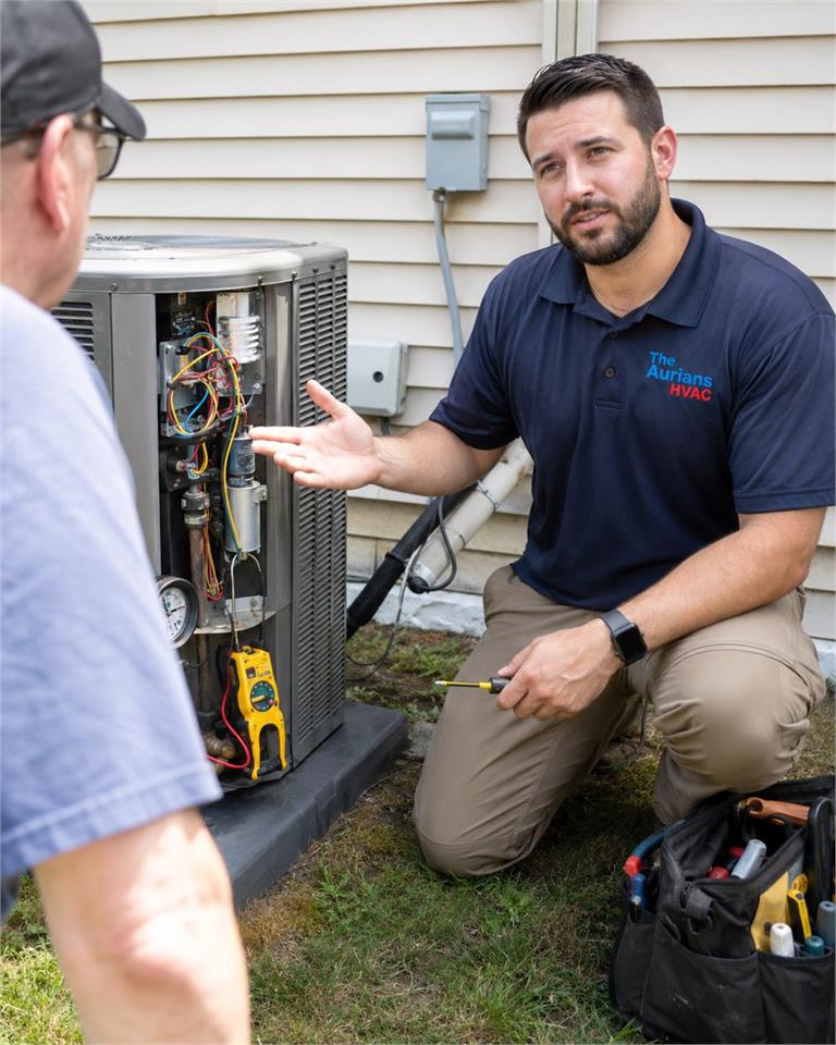 Residential HVAC technician
