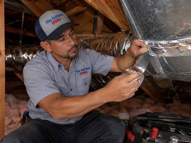Aeroseal duct sealing